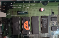 Macintosh IIcx slow chimes of death; diagnostic return code